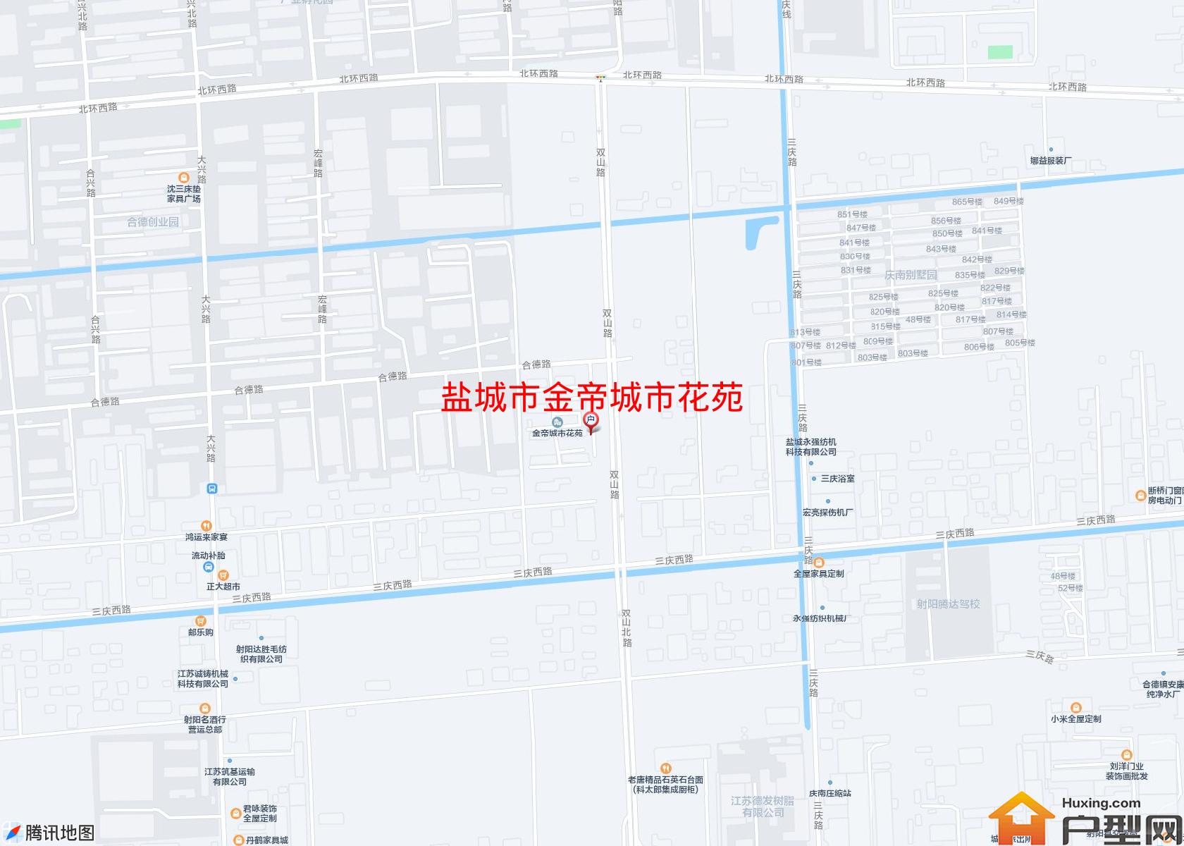 金帝城市花苑小区 - 户型网