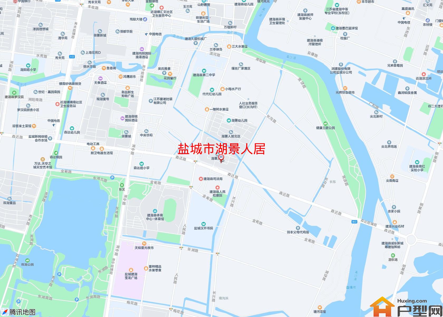 湖景人居小区 - 户型网