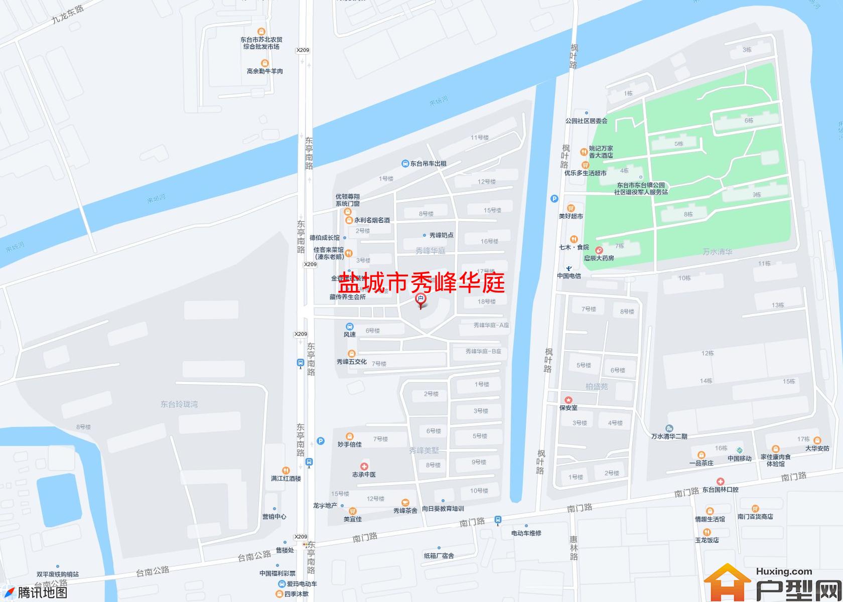 秀峰华庭小区 - 户型网