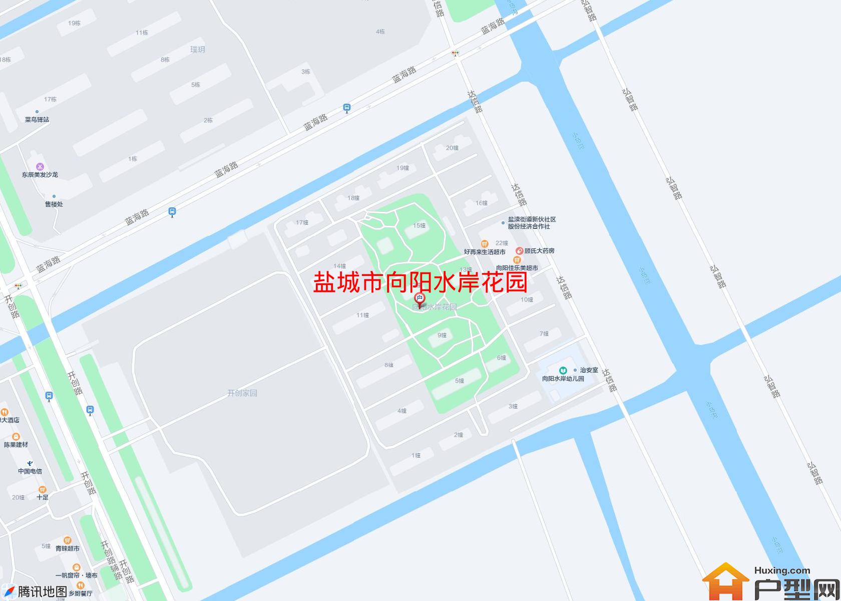 向阳水岸花园小区 - 户型网
