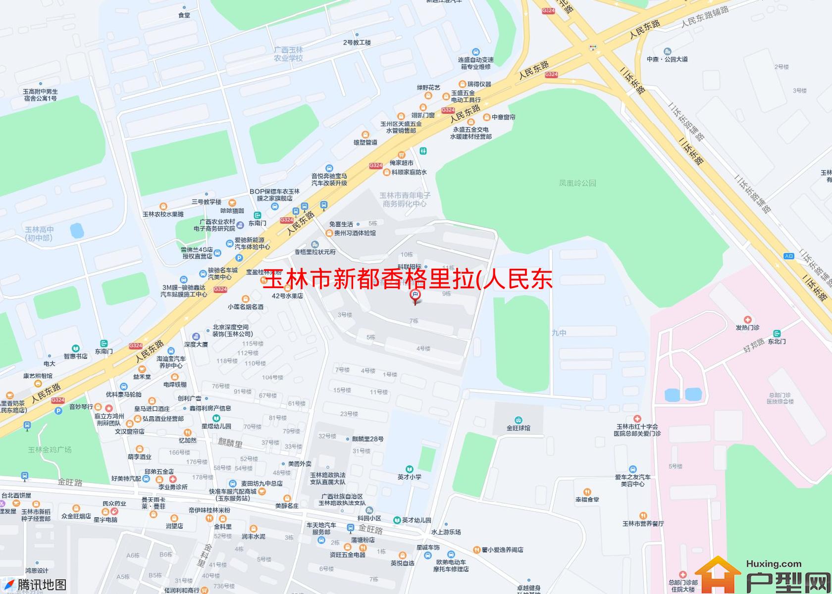 新都香格里拉(人民东路40号)小区 - 户型网