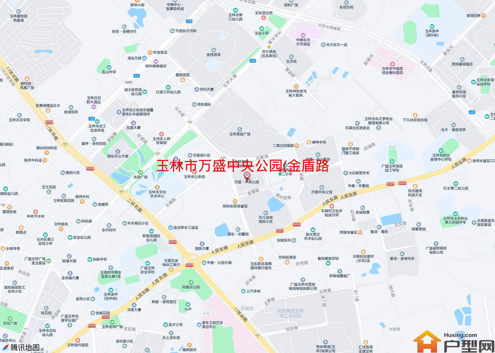 万盛中央公园(金盾路)小区 - 户型网