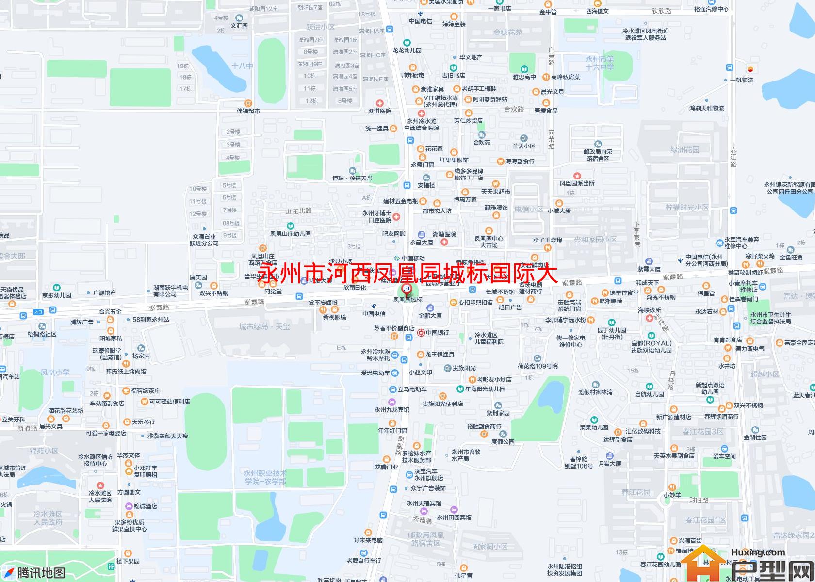 河西凤凰园城标国际大小区 - 户型网