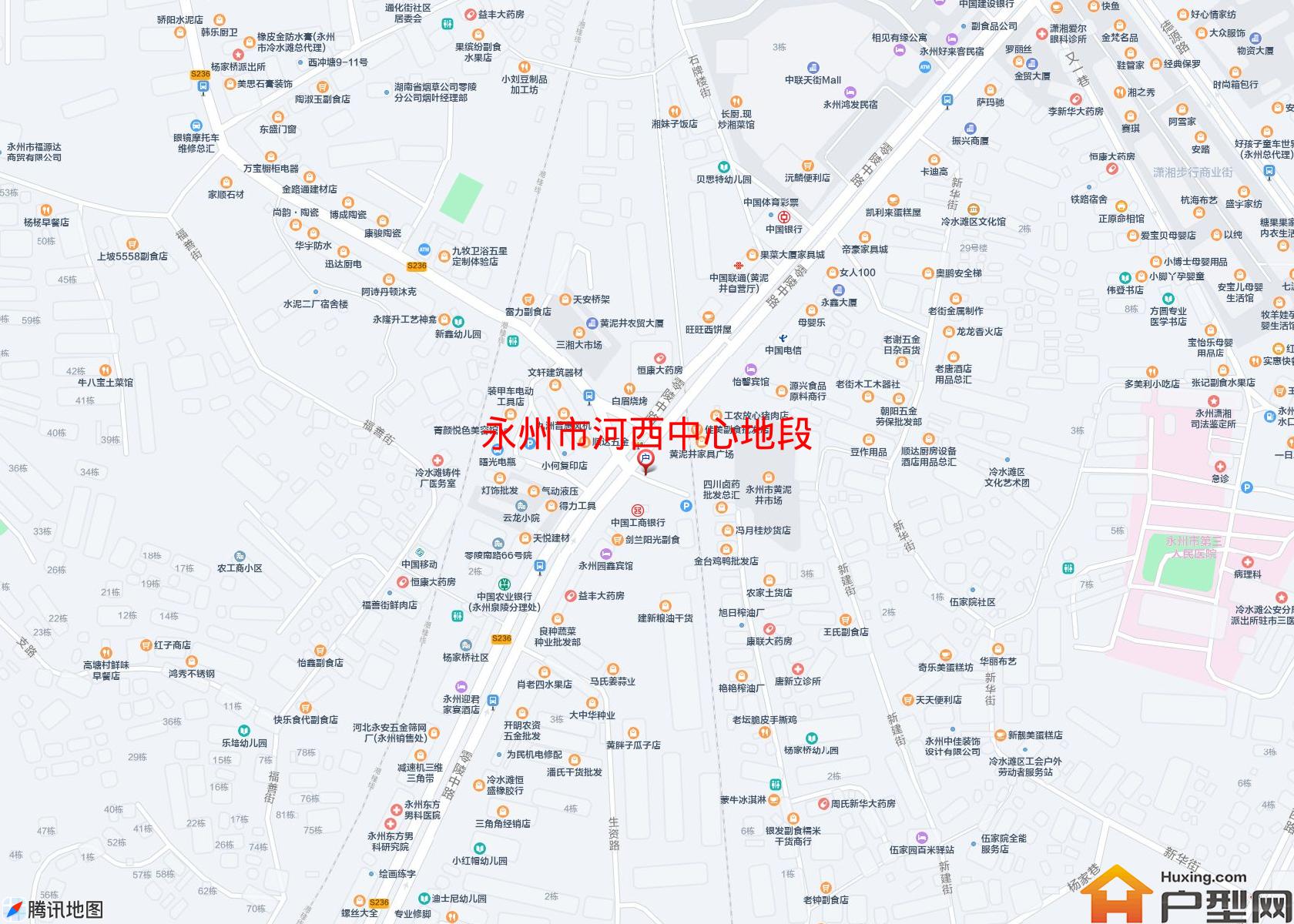 河西中心地段小区 - 户型网