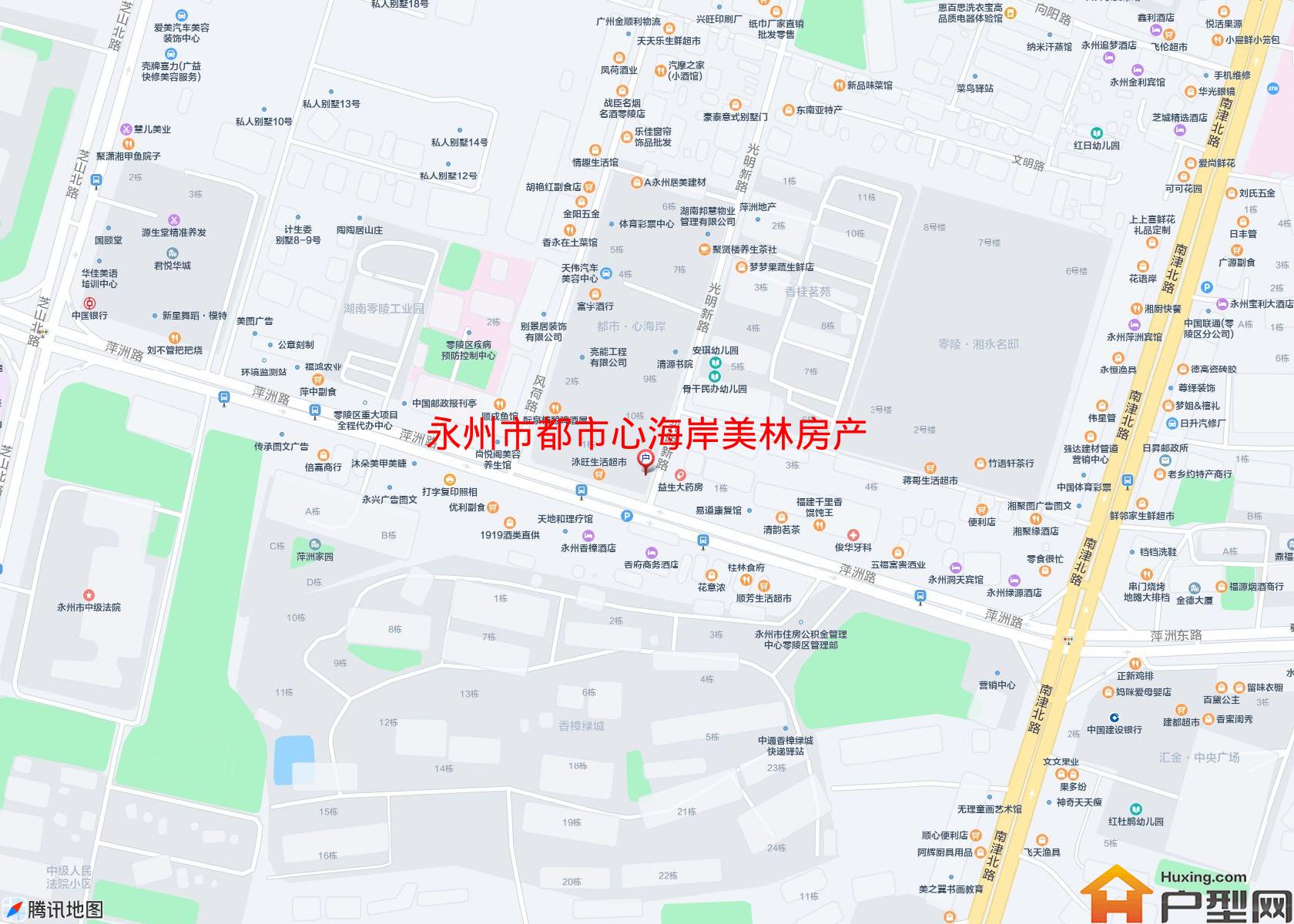 都市心海岸美林房产小区 - 户型网