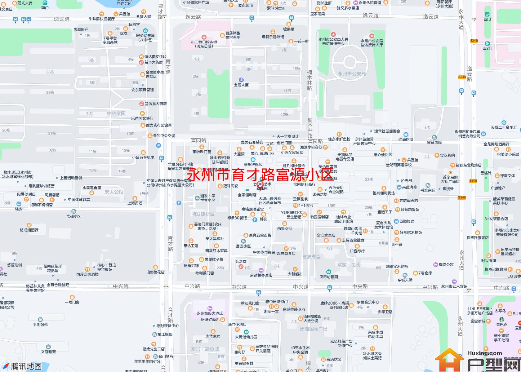 育才路富源小区小区 - 户型网