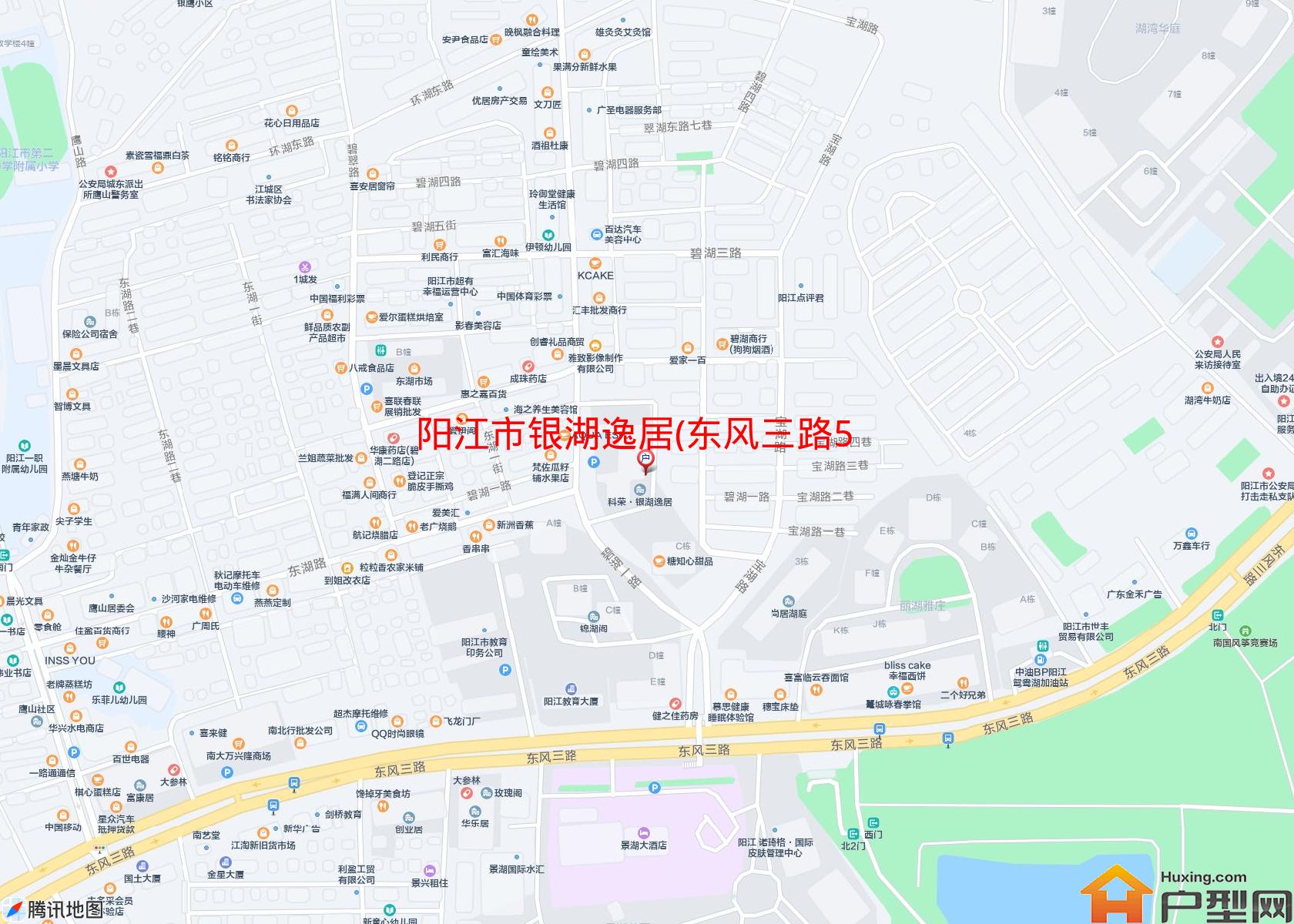 银湖逸居(东风三路57号)小区 - 户型网