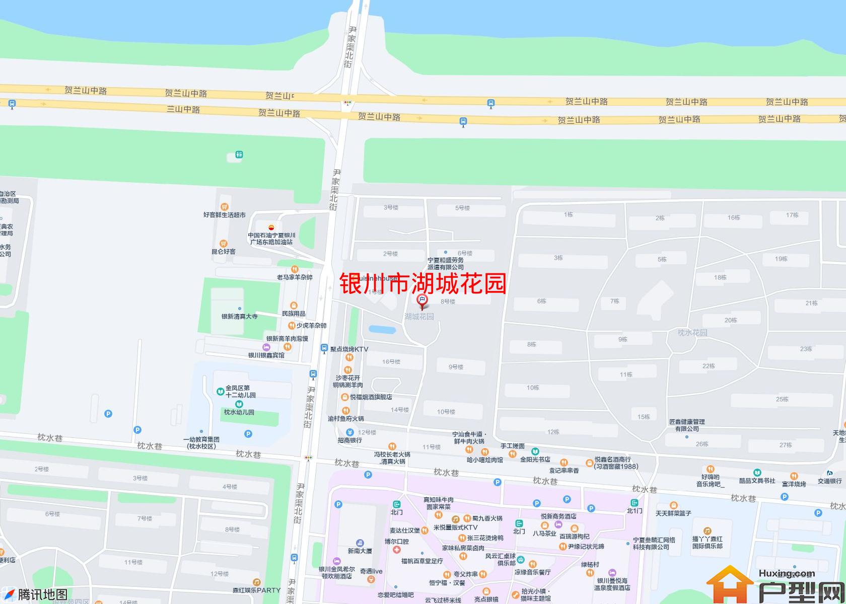 湖城花园小区 - 户型网