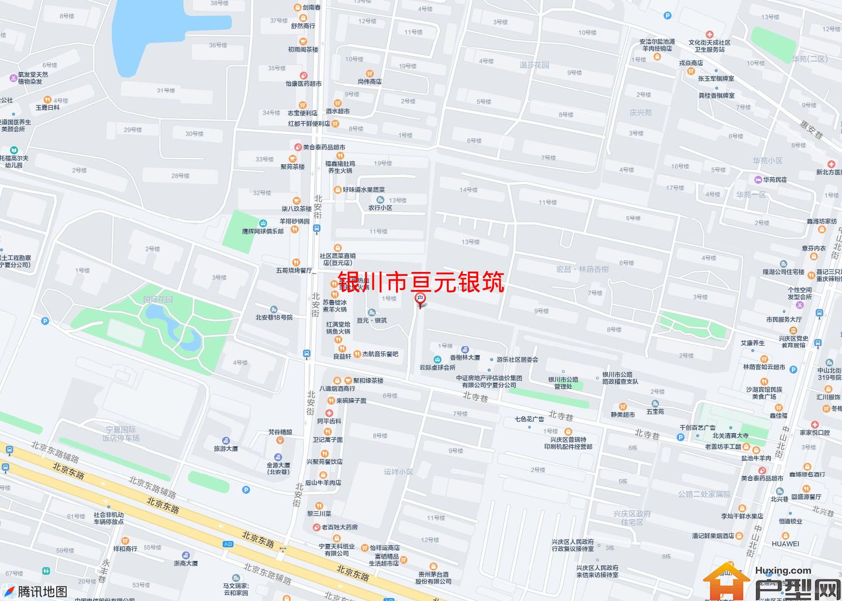 亘元银筑小区 - 户型网