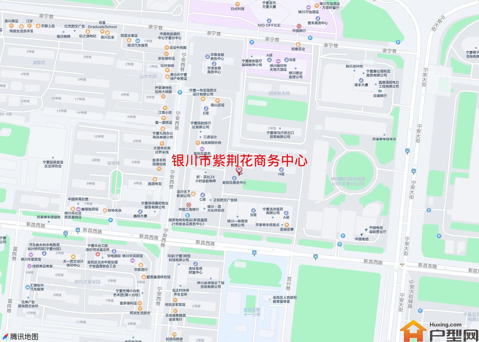 紫荆花商务中心小区 - 户型网