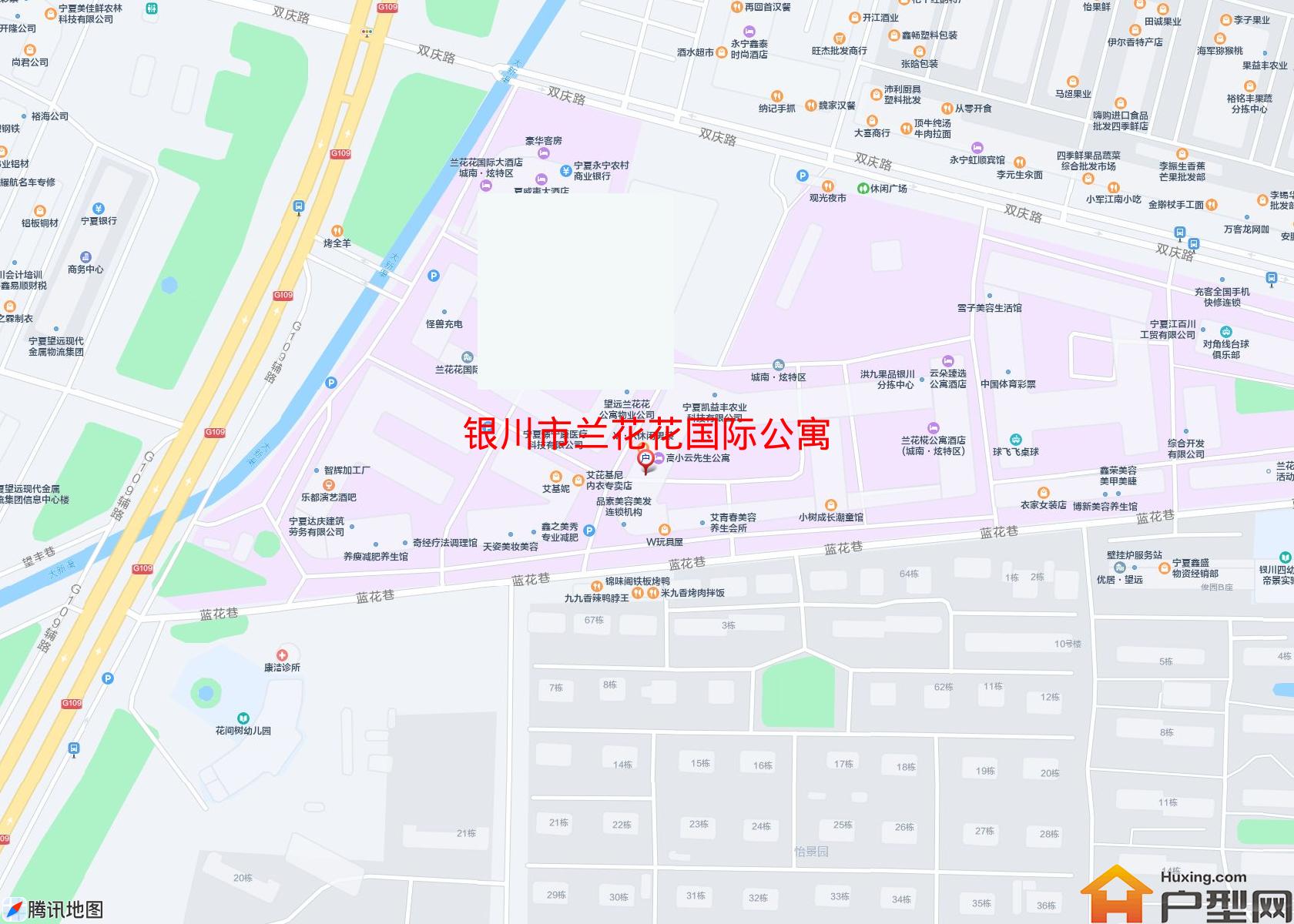 兰花花国际公寓小区 - 户型网