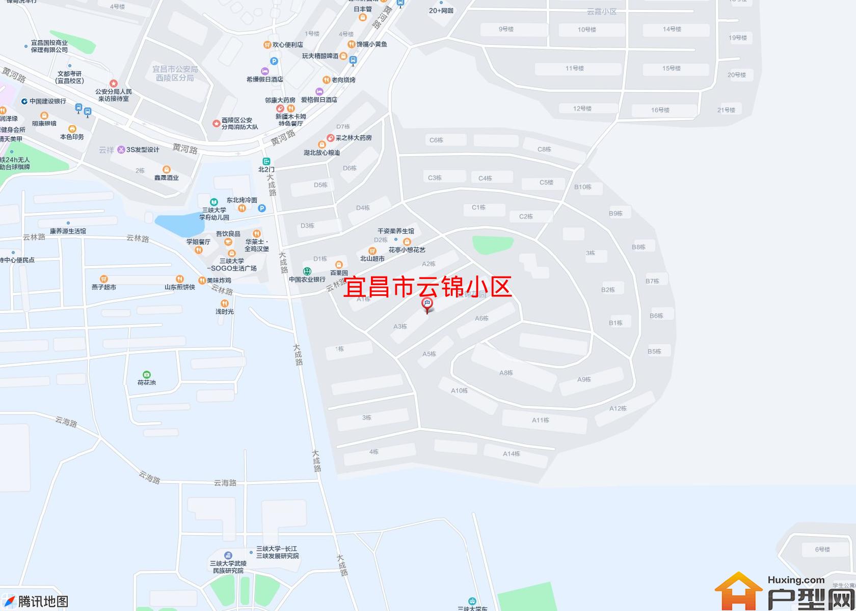 云锦小区小区 - 户型网