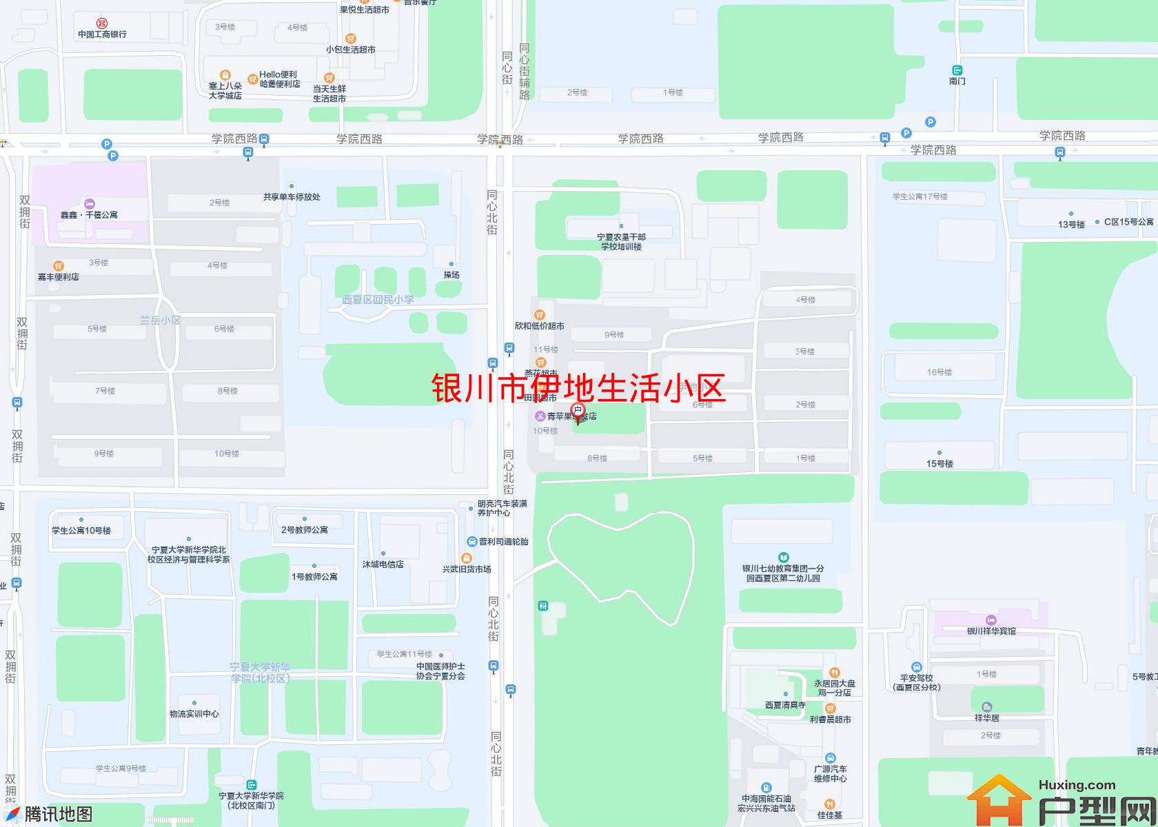 伊地生活小区小区 - 户型网