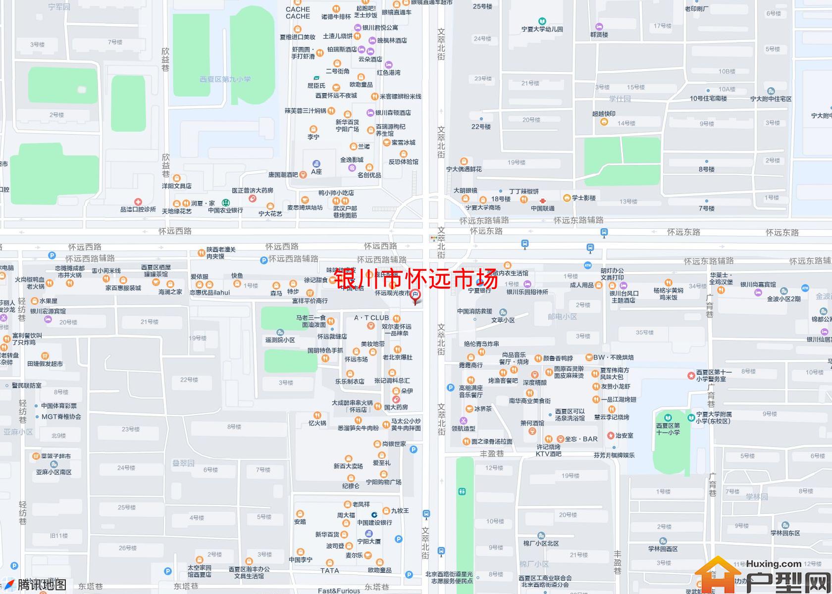 怀远市场小区 - 户型网