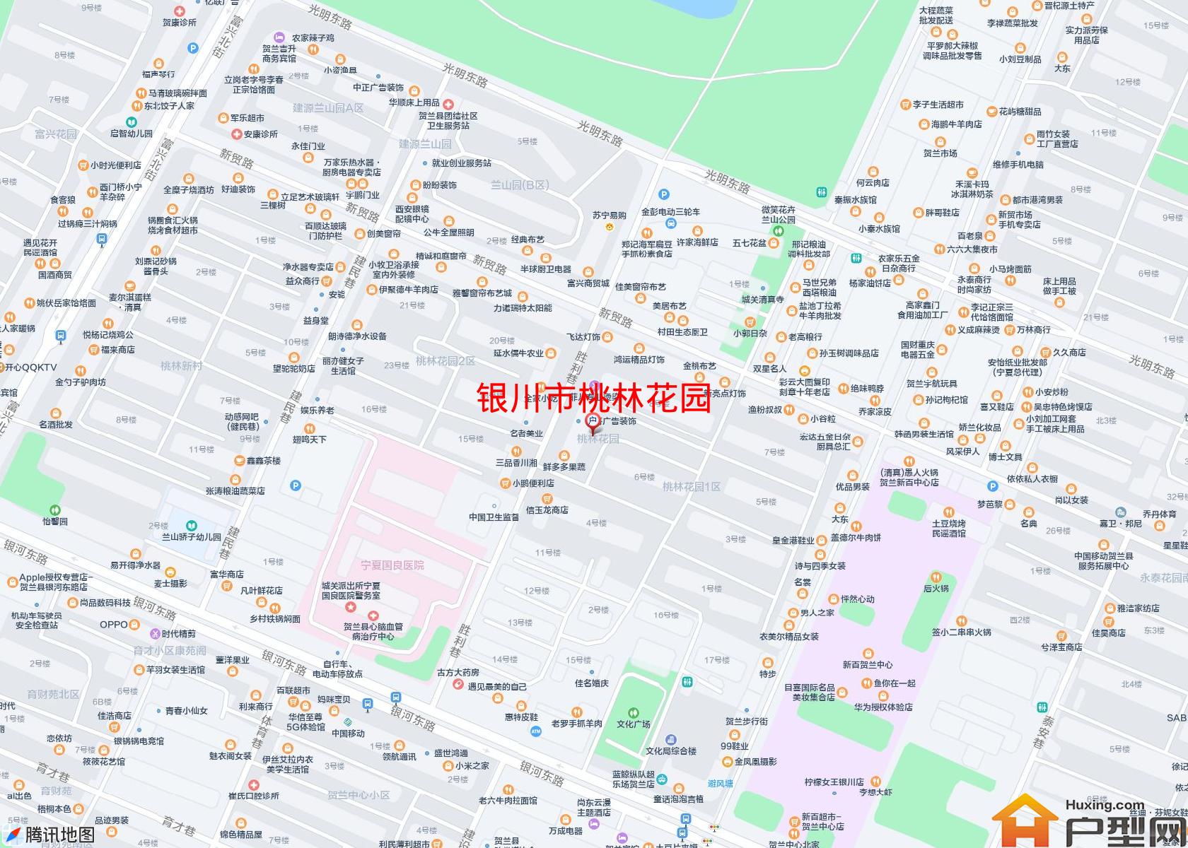 桃林花园小区 - 户型网
