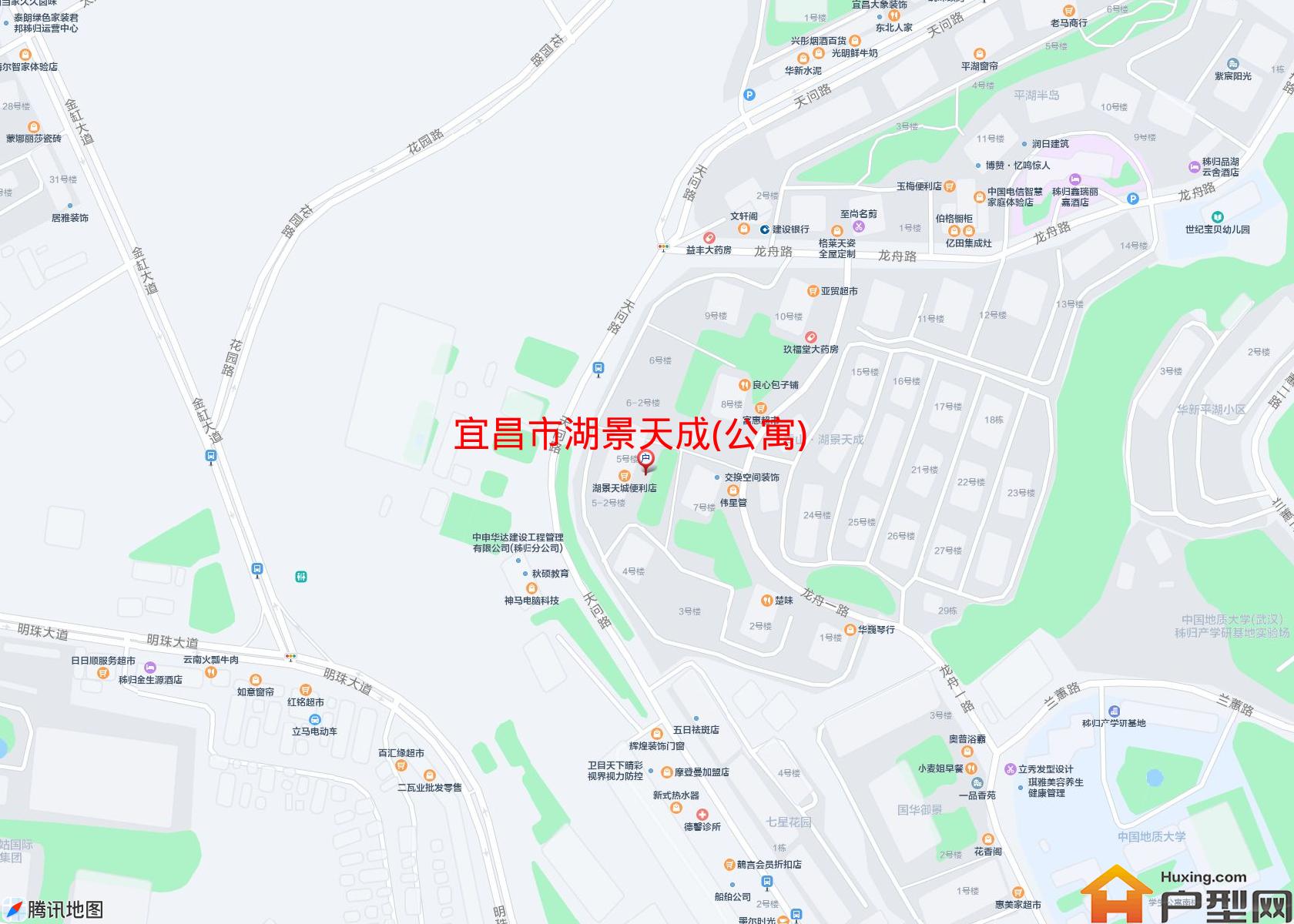 湖景天成(公寓)小区 - 户型网