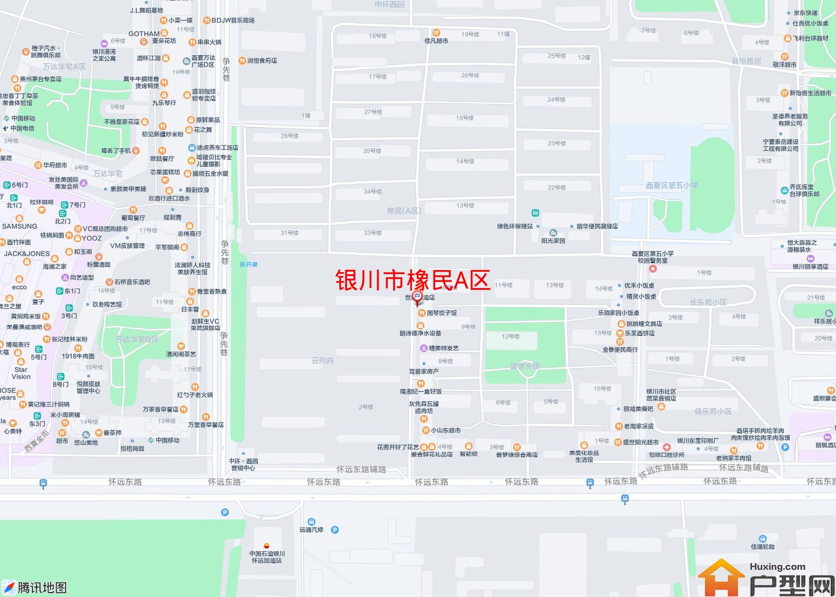 橡民A区小区 - 户型网
