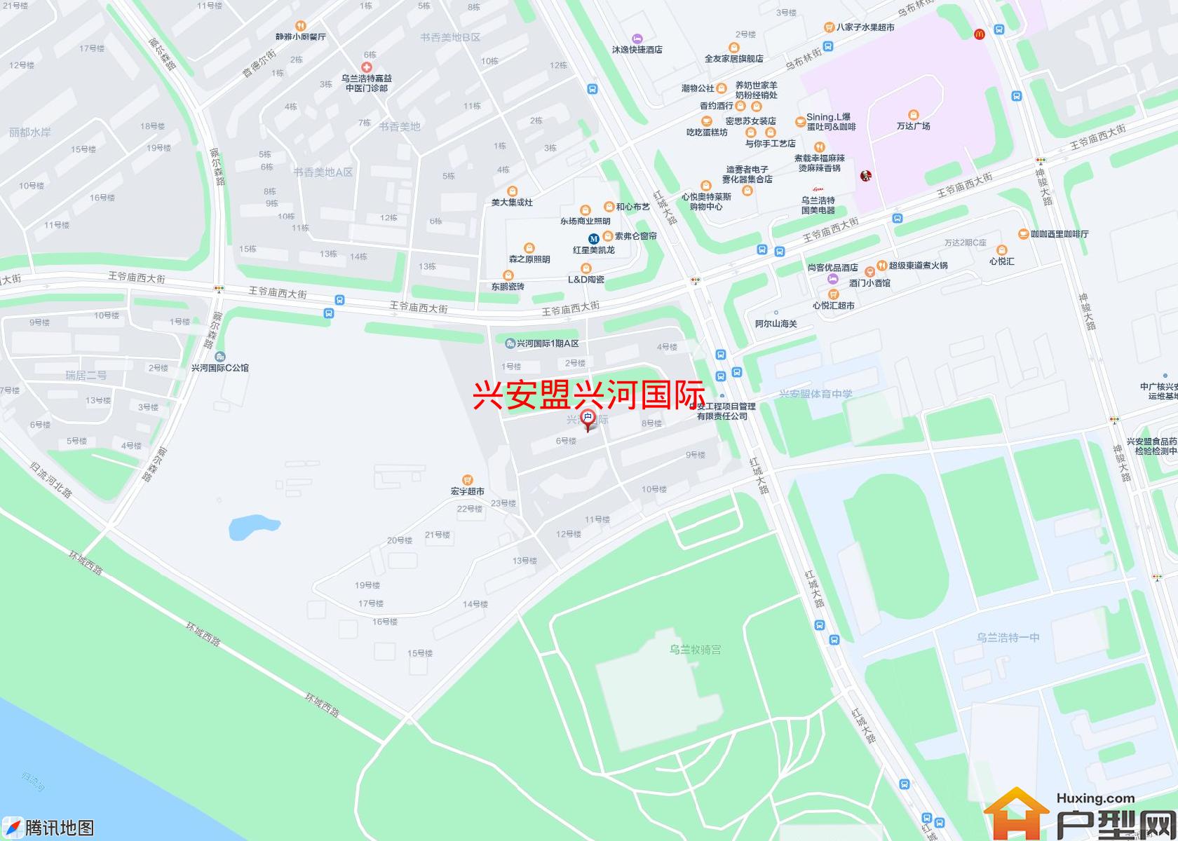 兴河国际小区 - 户型网