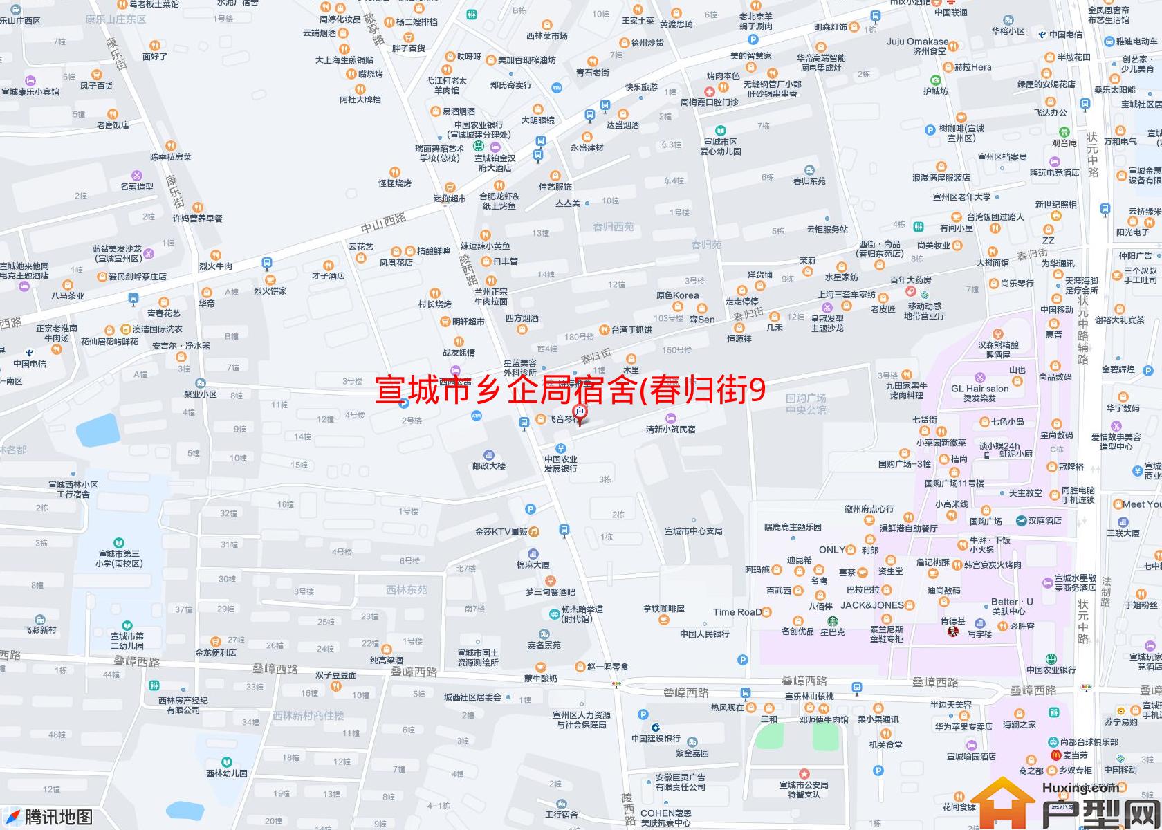 乡企局宿舍(春归街95号)小区 - 户型网