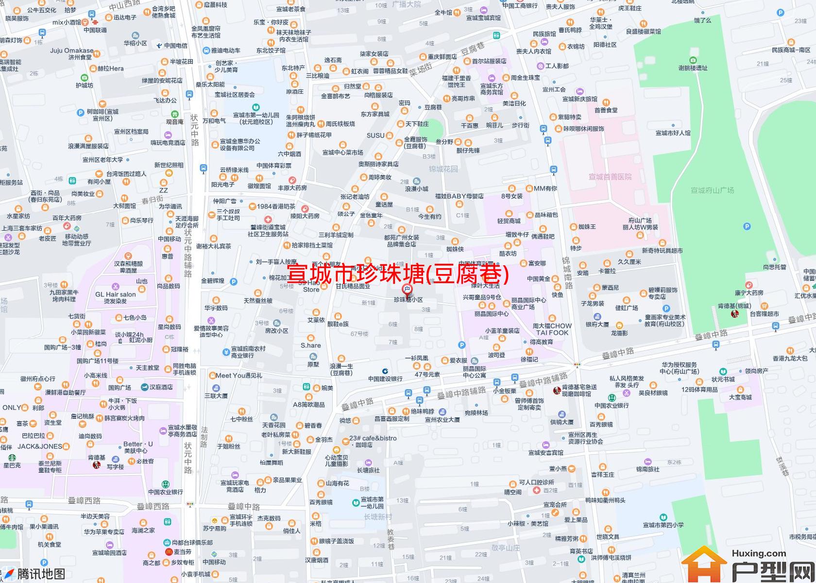 珍珠塘(豆腐巷)小区 - 户型网