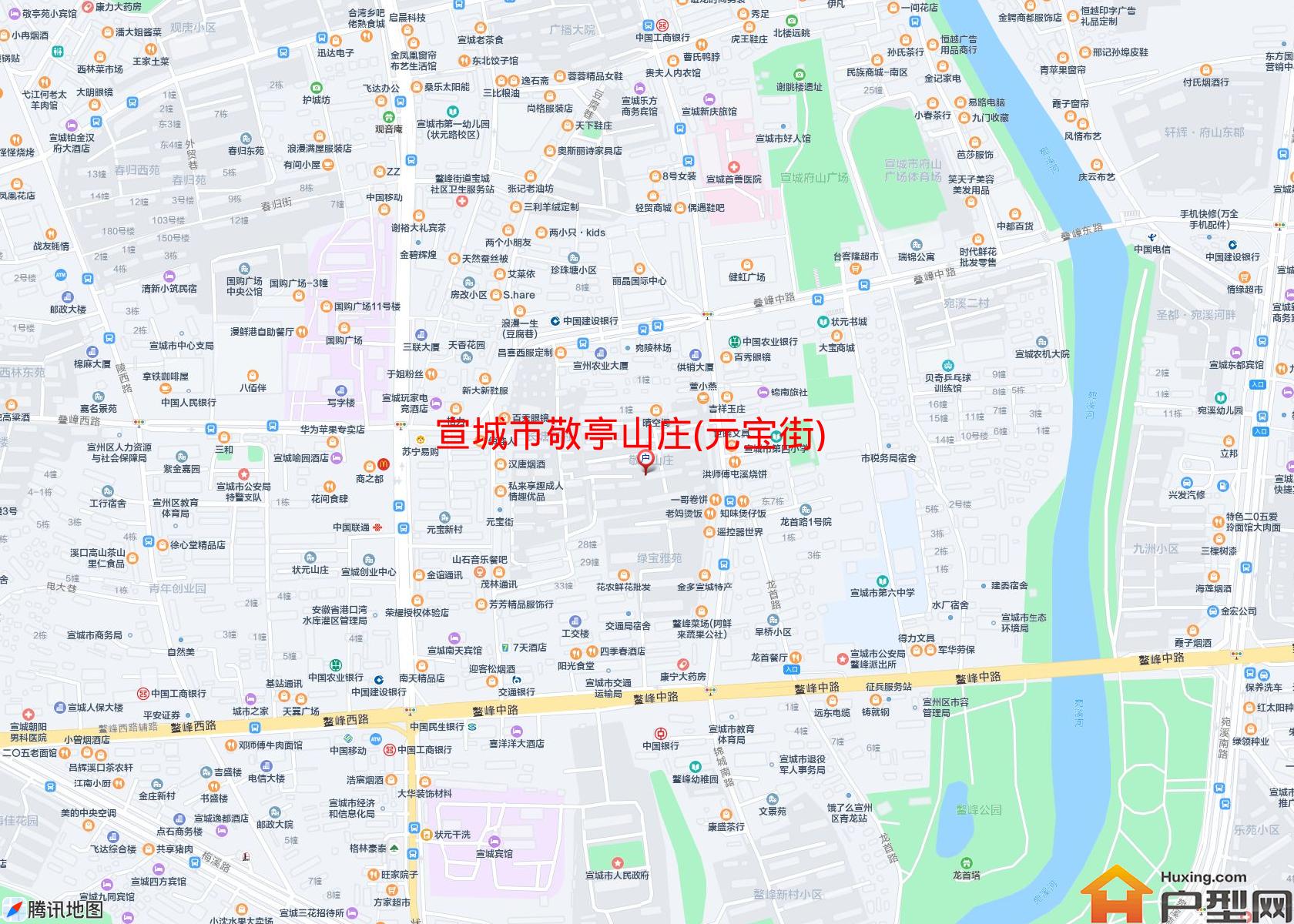 敬亭山庄(元宝街)小区 - 户型网
