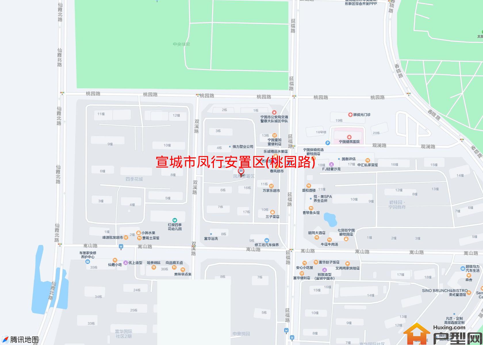 凤行安置区(桃园路)小区 - 户型网