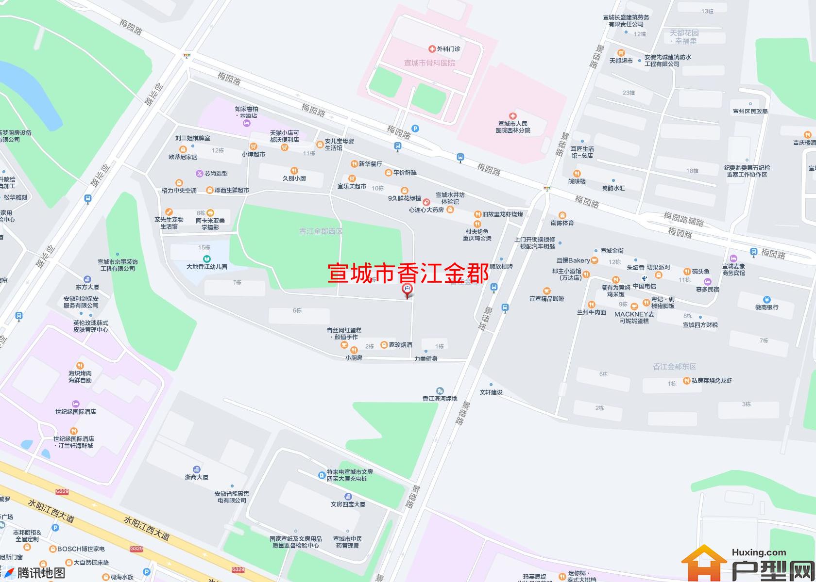 香江金郡小区 - 户型网
