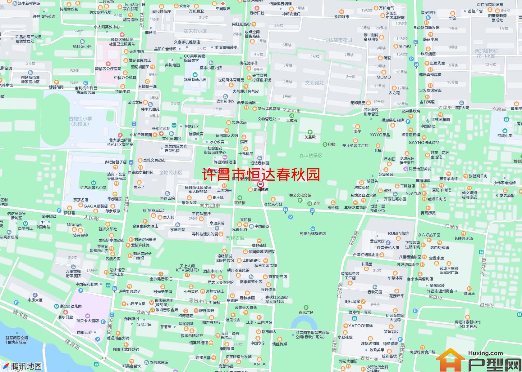 恒达春秋园小区 - 户型网