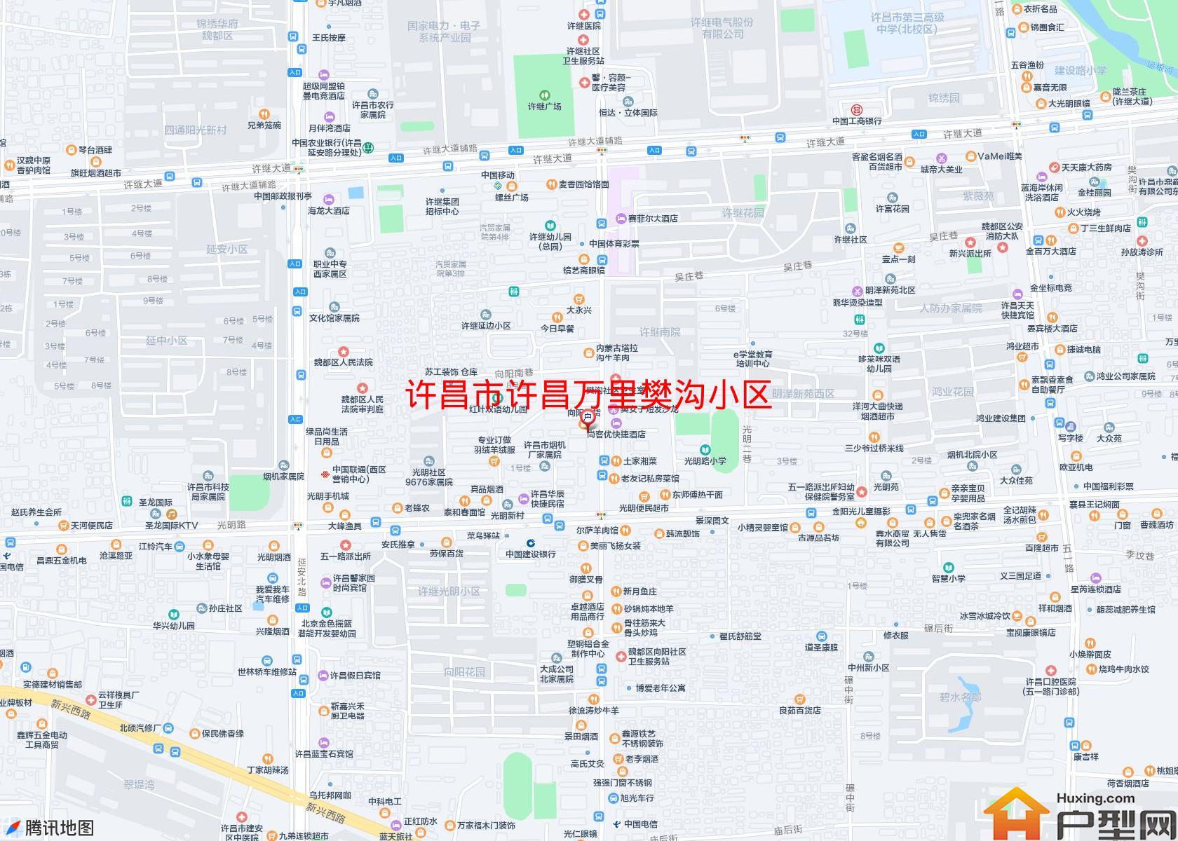 许昌万里樊沟小区小区 - 户型网