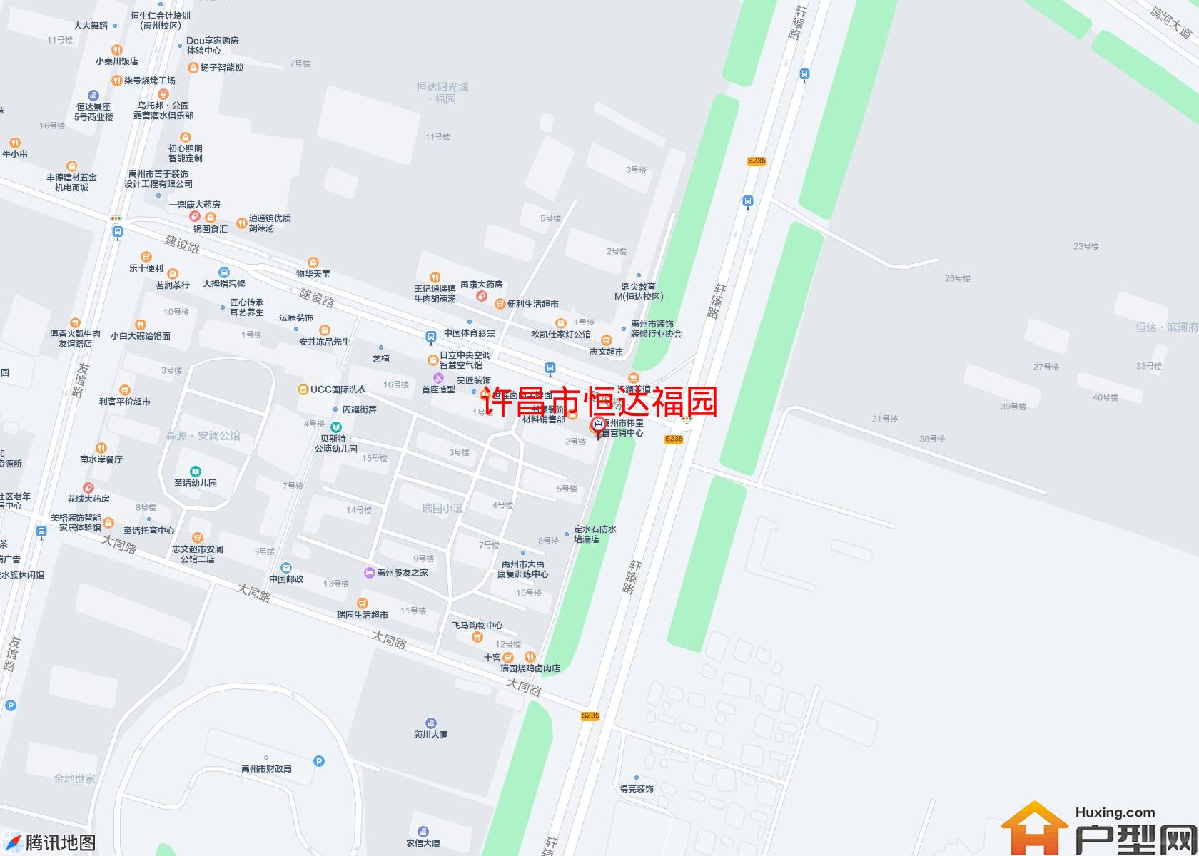 恒达福园小区 - 户型网