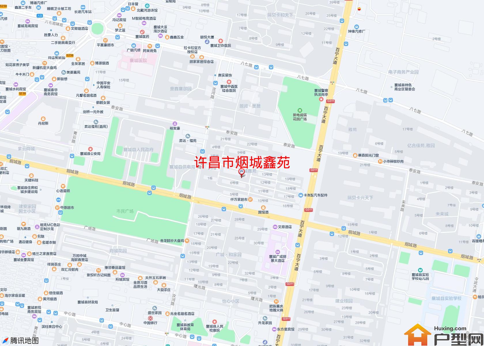 烟城鑫苑小区 - 户型网