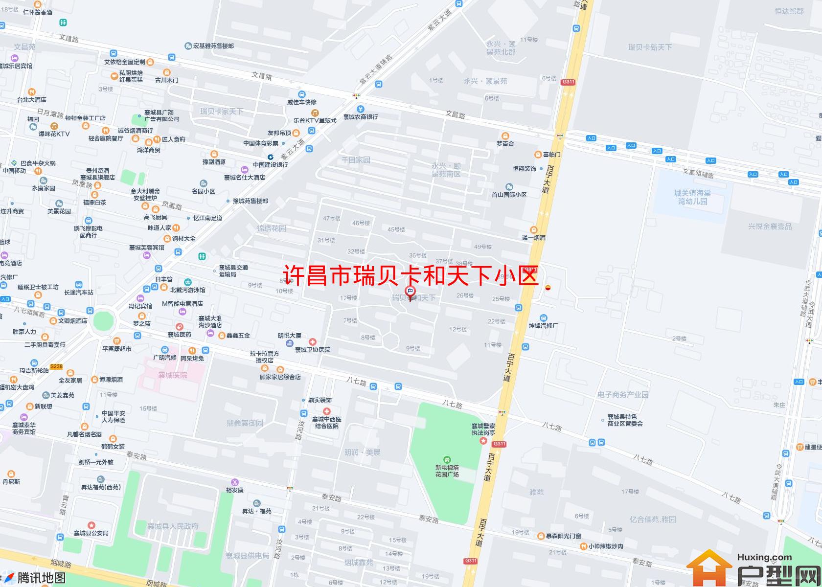 瑞贝卡和天下小区小区 - 户型网