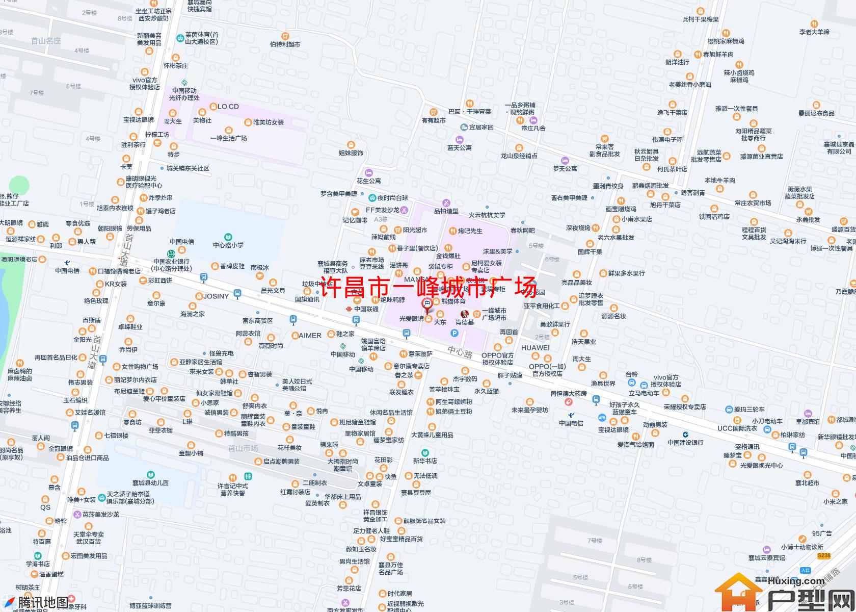 一峰城市广场小区 - 户型网