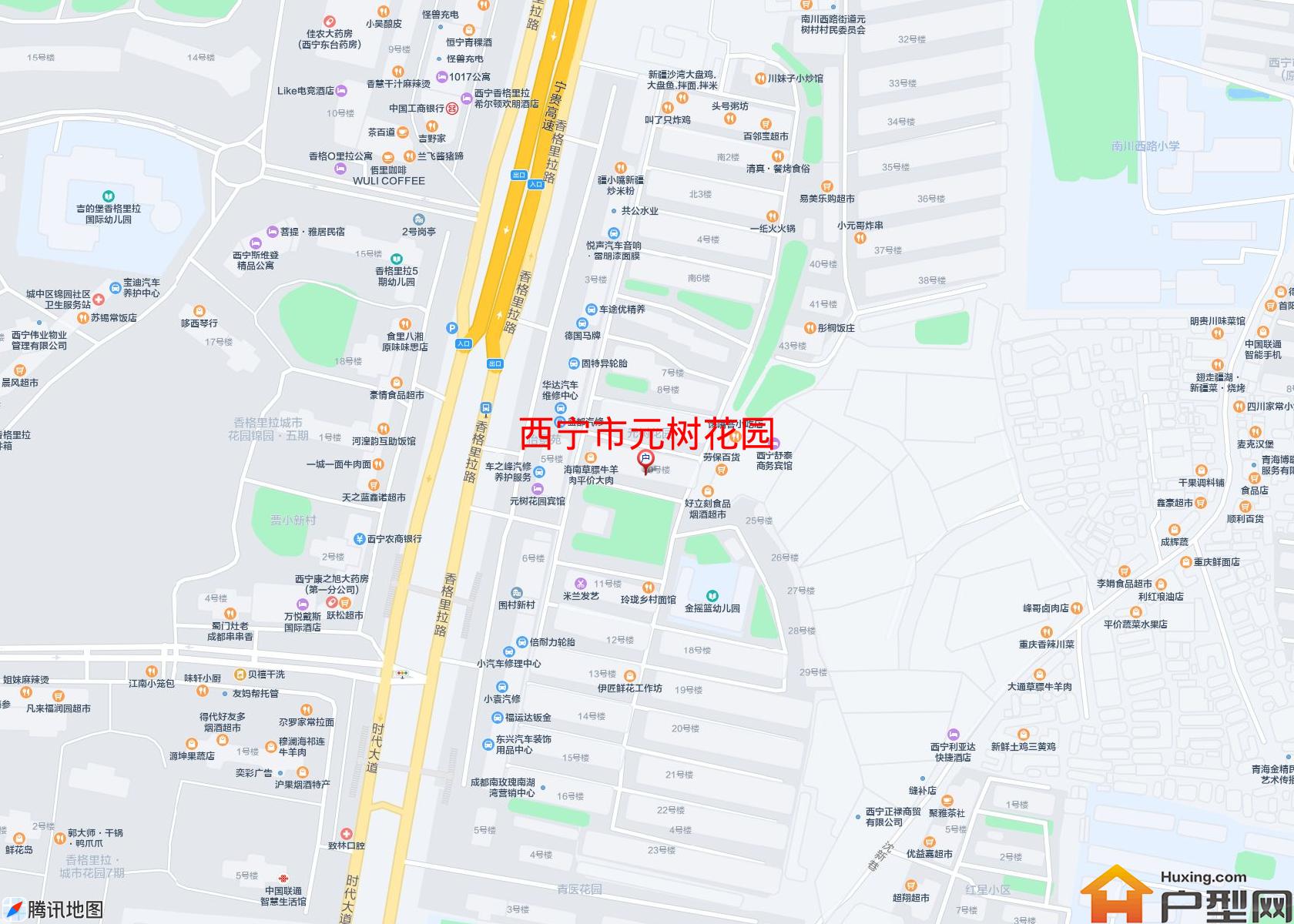 元树花园小区 - 户型网
