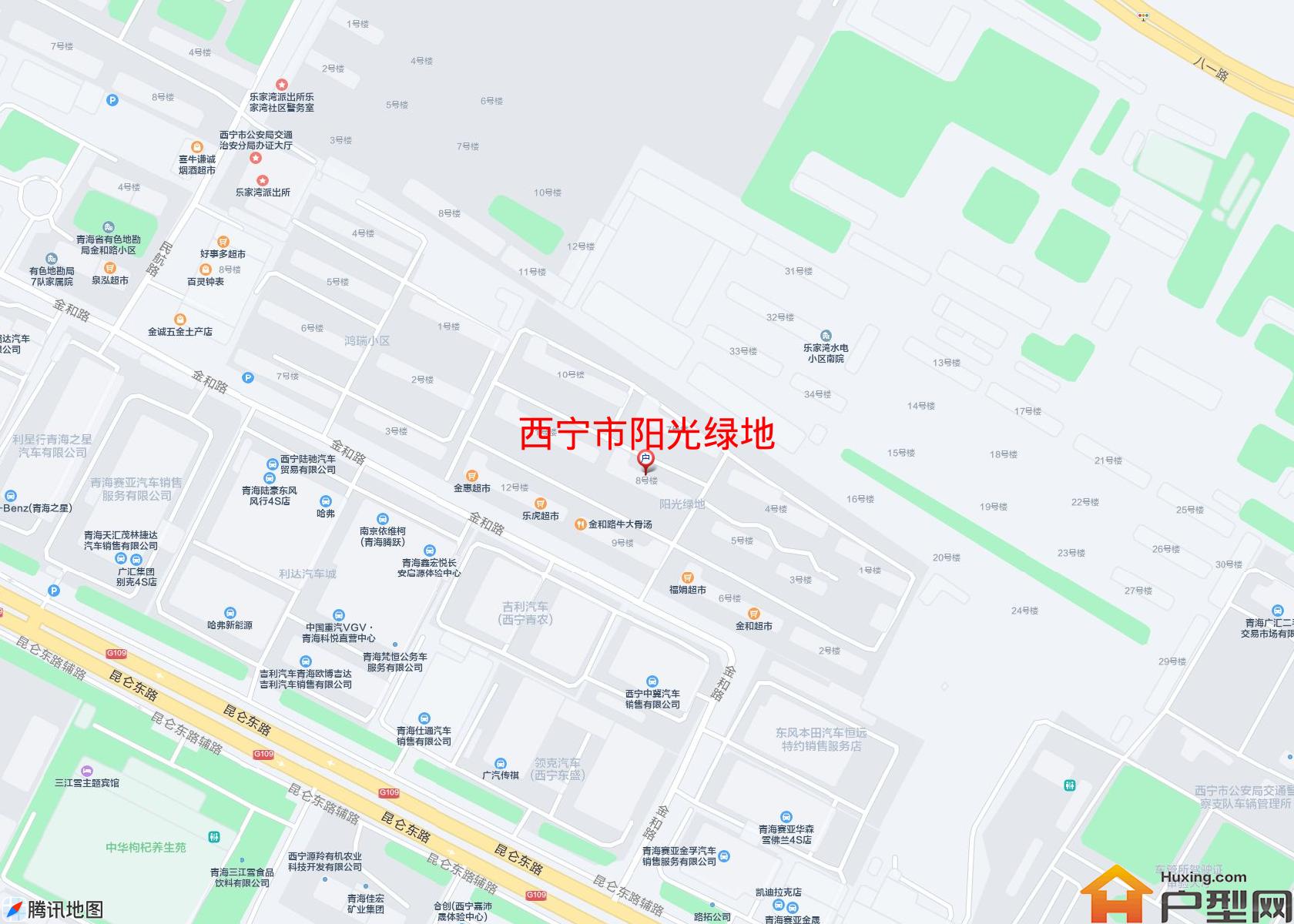 阳光绿地小区 - 户型网