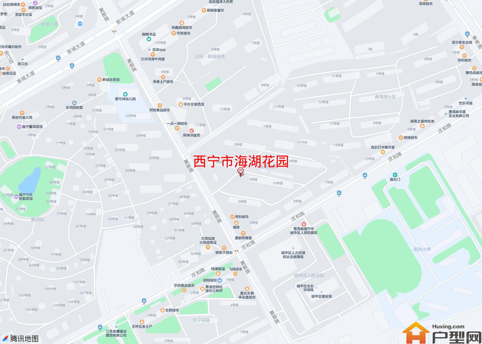 海湖花园小区 - 户型网