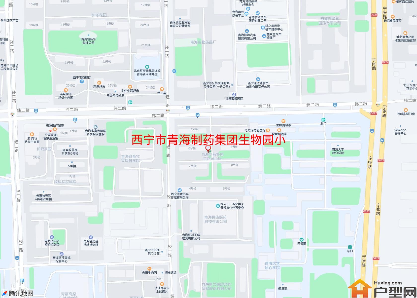 青海制药集团生物园小区小区 - 户型网