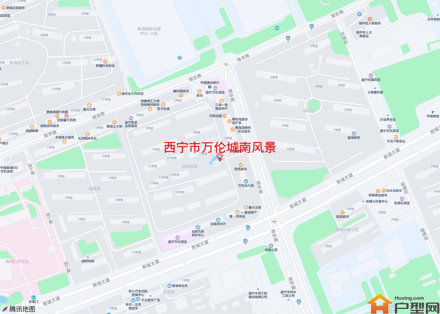 万伦城南风景小区 - 户型网