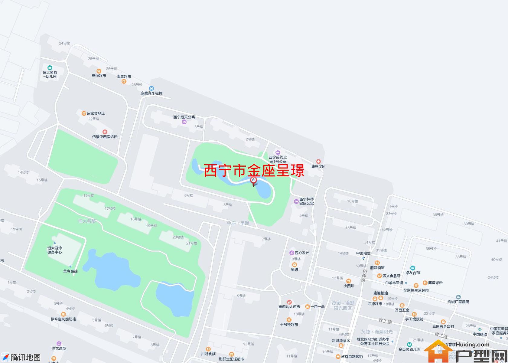 金座呈璟小区 - 户型网