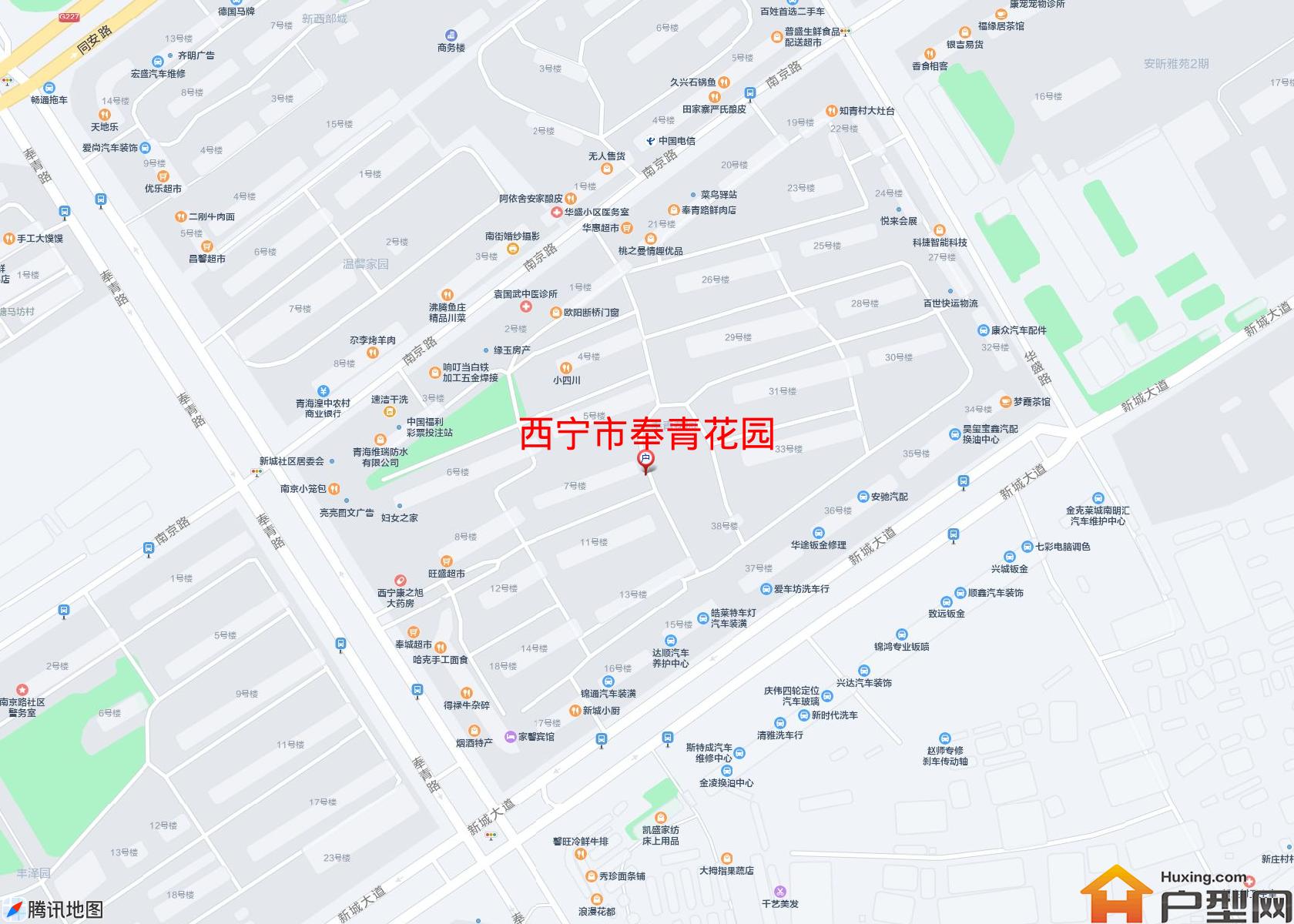 奉青花园小区 - 户型网
