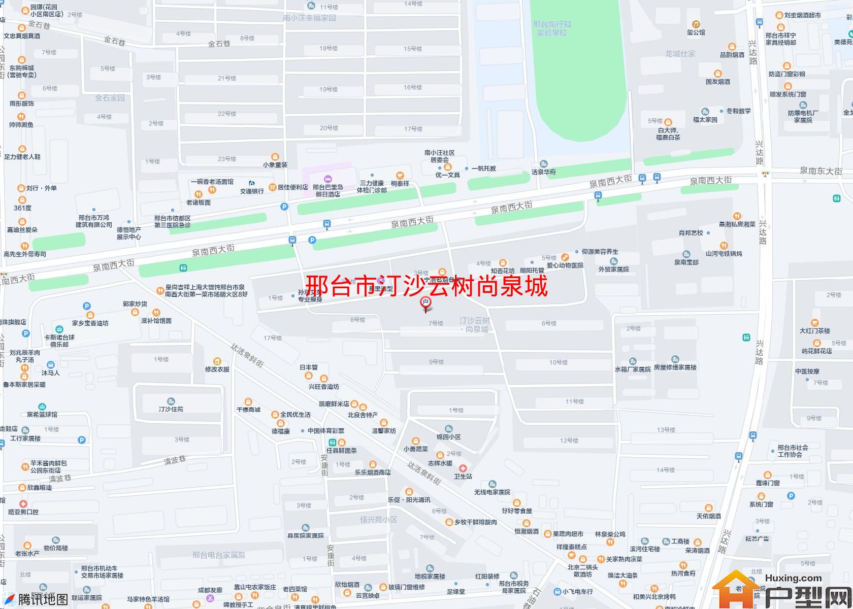 汀沙云树尚泉城小区 - 户型网