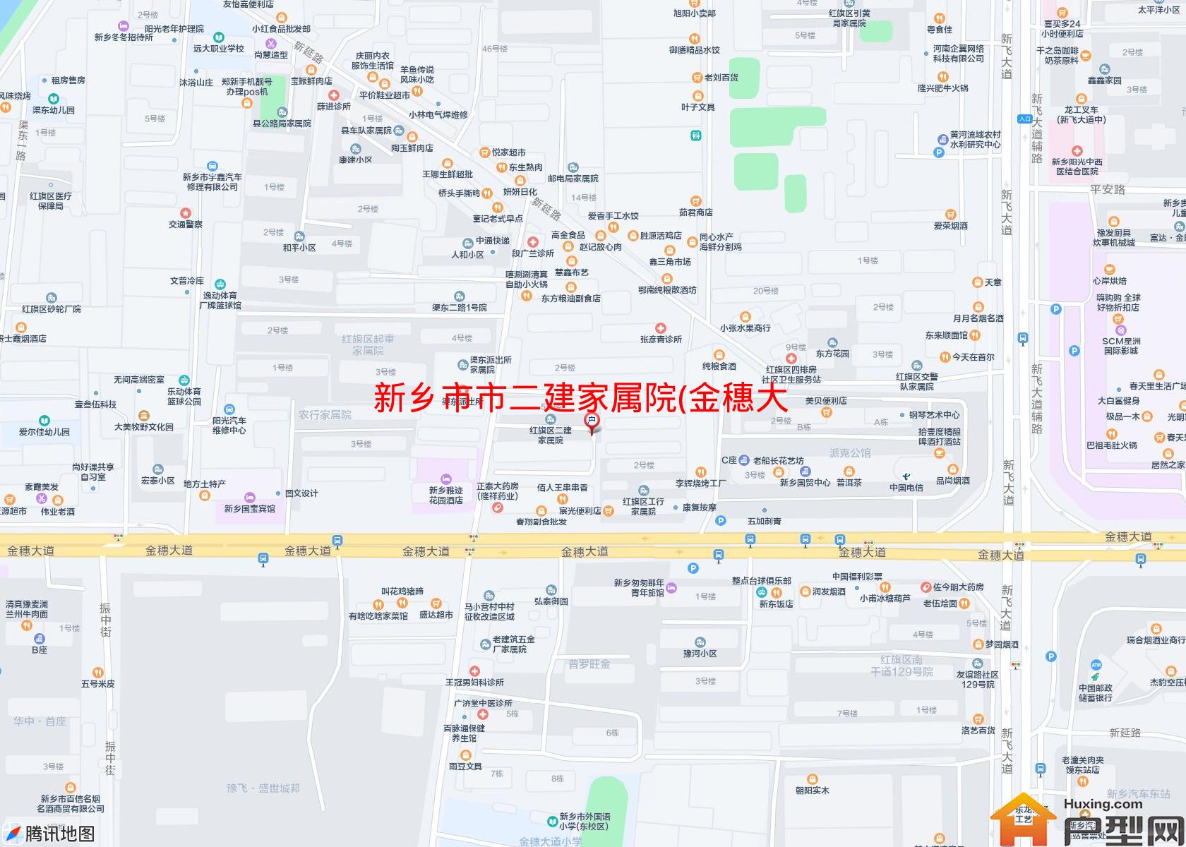 市二建家属院(金穗大道)小区 - 户型网