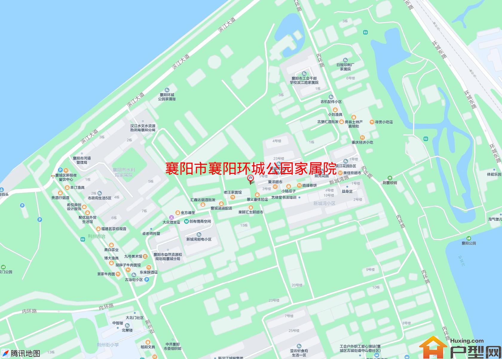 襄阳环城公园家属院小区 - 户型网