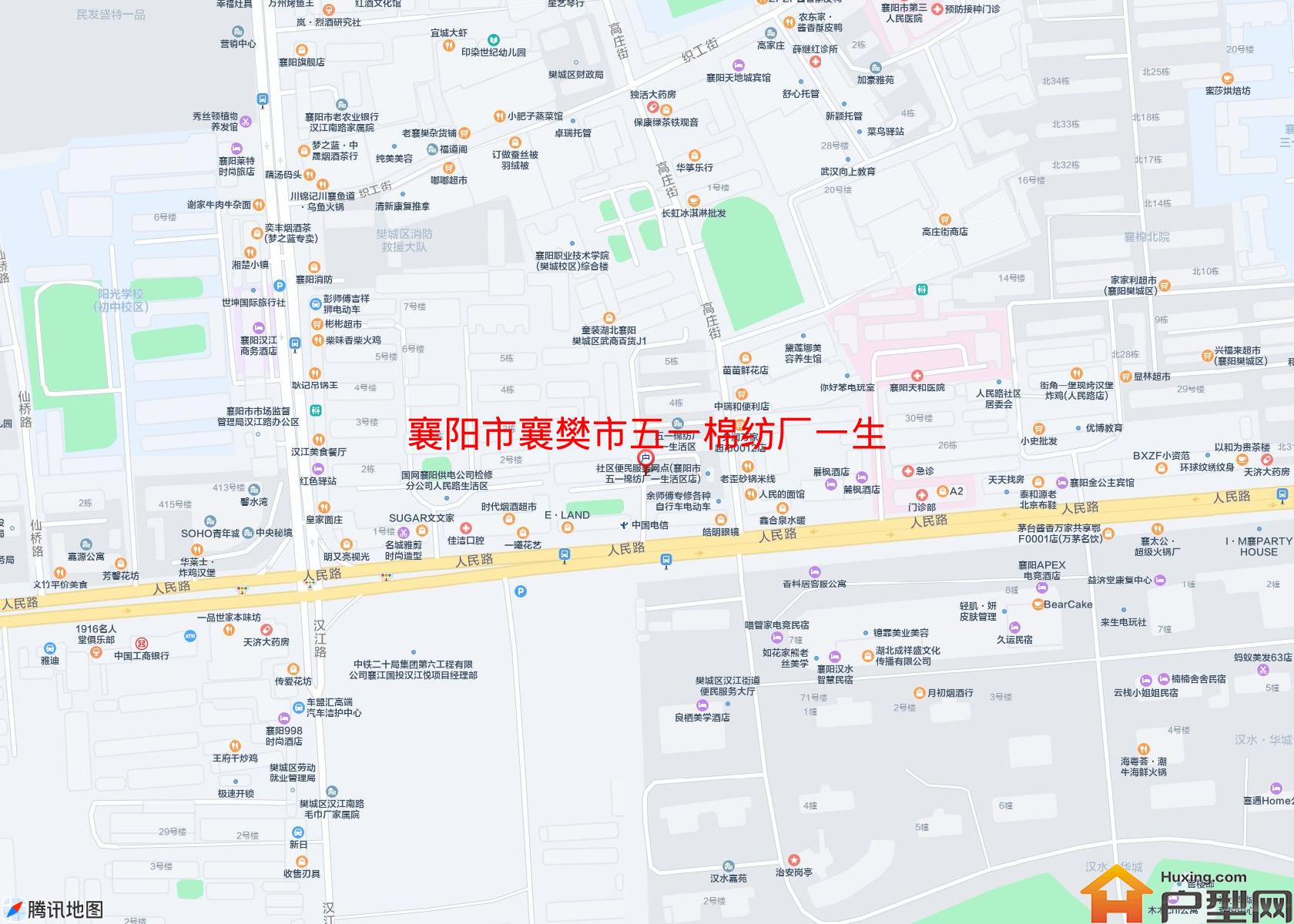 襄樊市五一棉纺厂一生活区小区 - 户型网