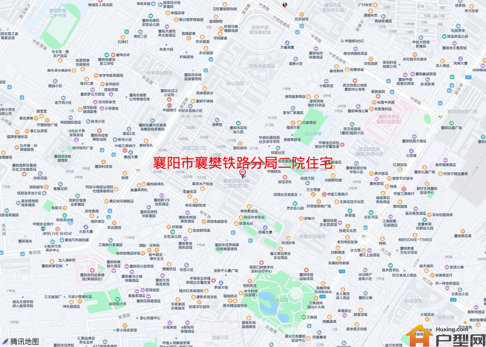 襄樊铁路分局二院住宅1区小区 - 户型网