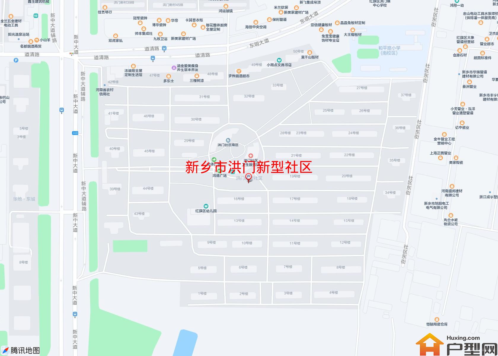 洪门新型社区小区 - 户型网