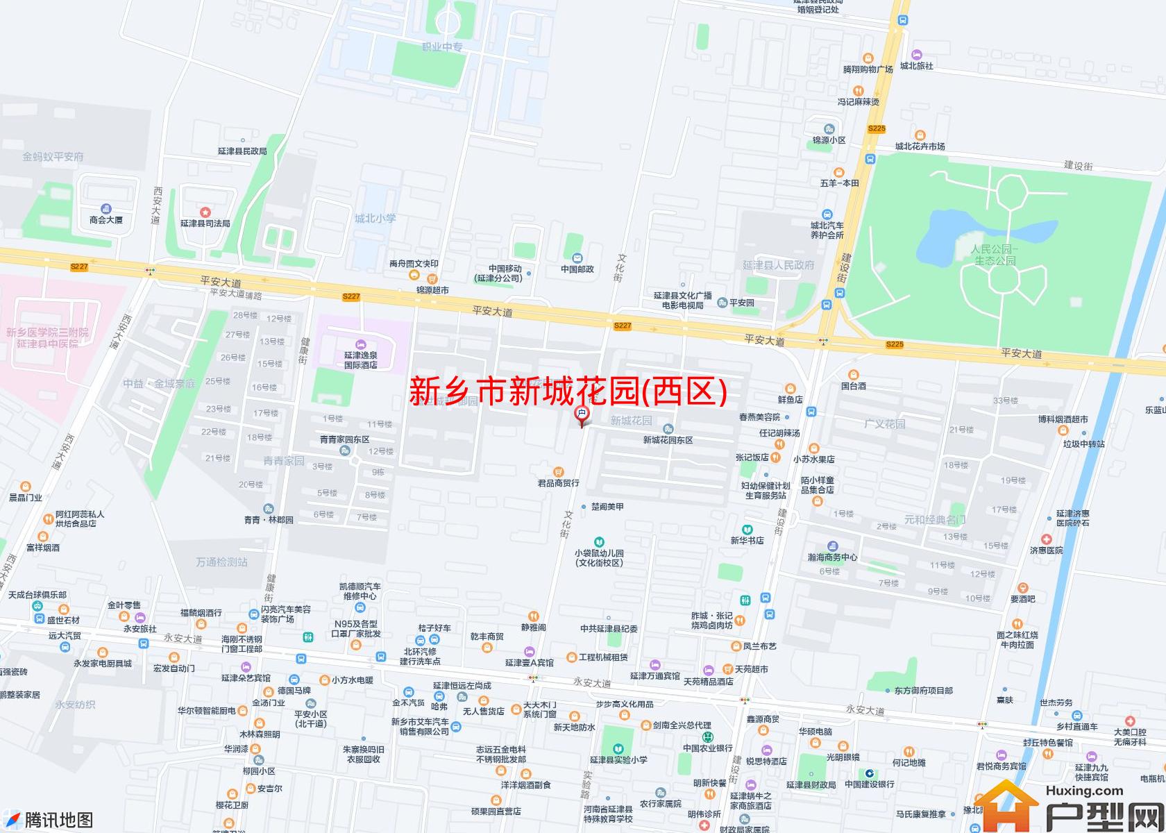 新城花园(西区)小区 - 户型网