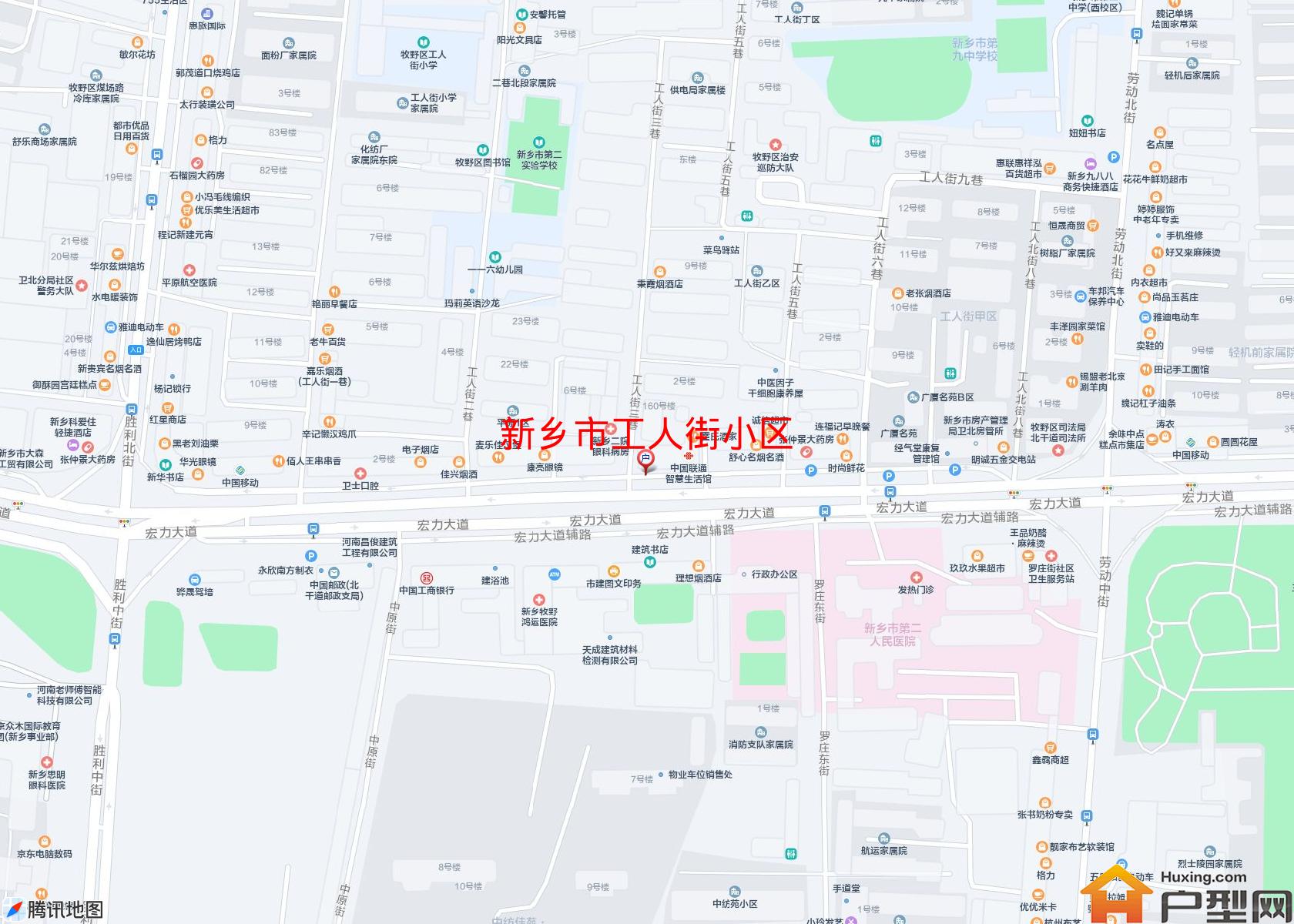 工人街小区小区 - 户型网