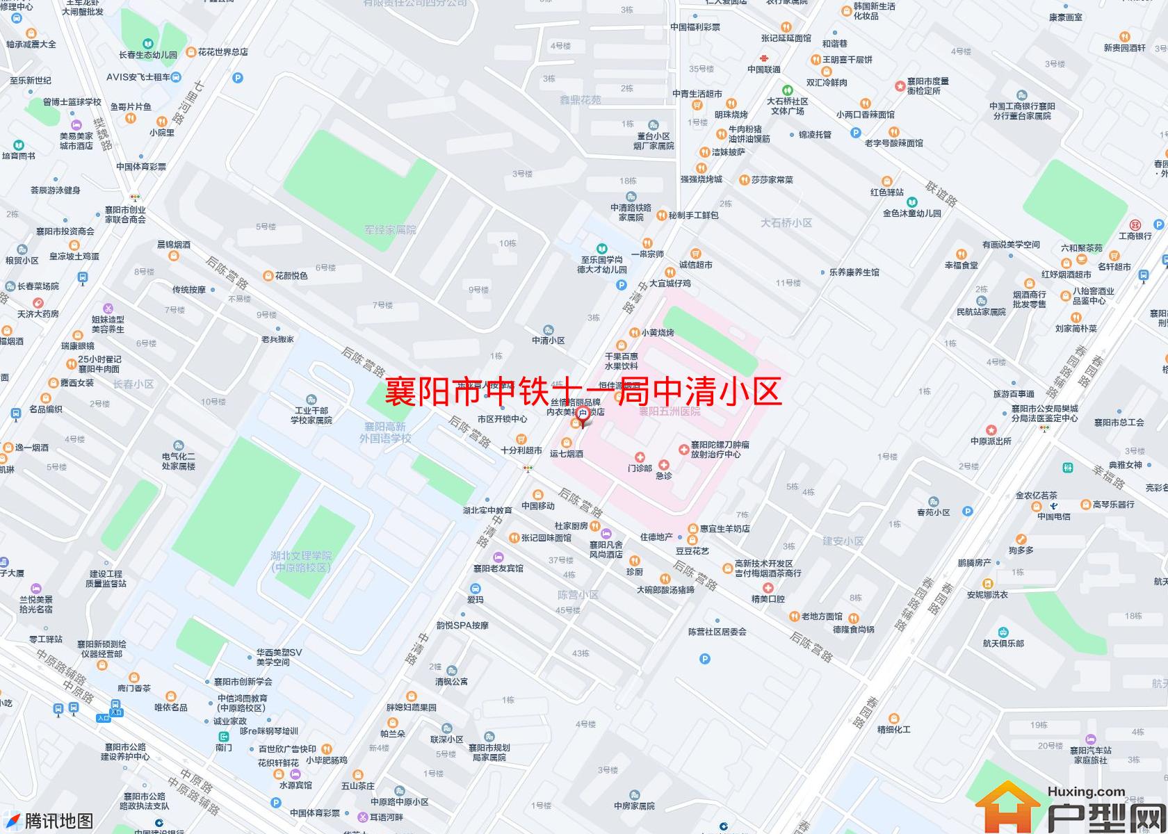 中铁十一局中清小区小区 - 户型网