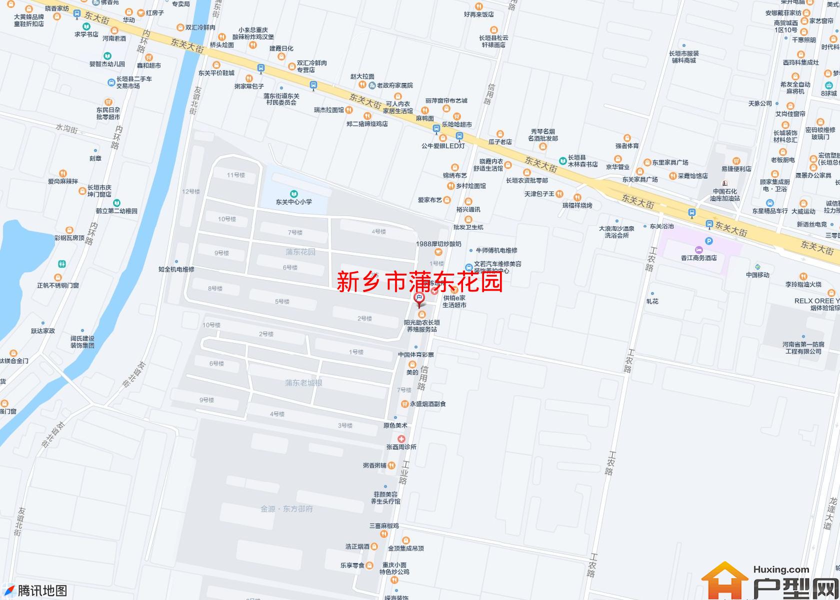 蒲东花园小区 - 户型网